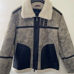 Tommy Hilfiger Leather Coat